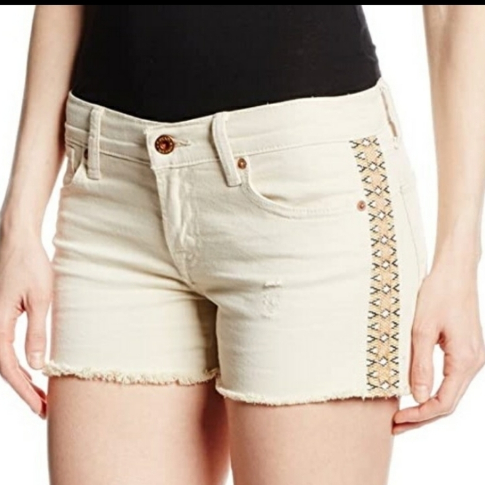 Lucky Brand Tribal Tape Biltmore Malibu Shorts Size 00